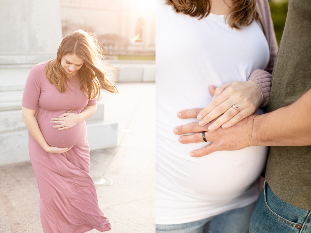 forest park maternity session