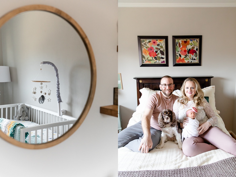 St Louis Newborn Photographer_0025 newborn session with dog