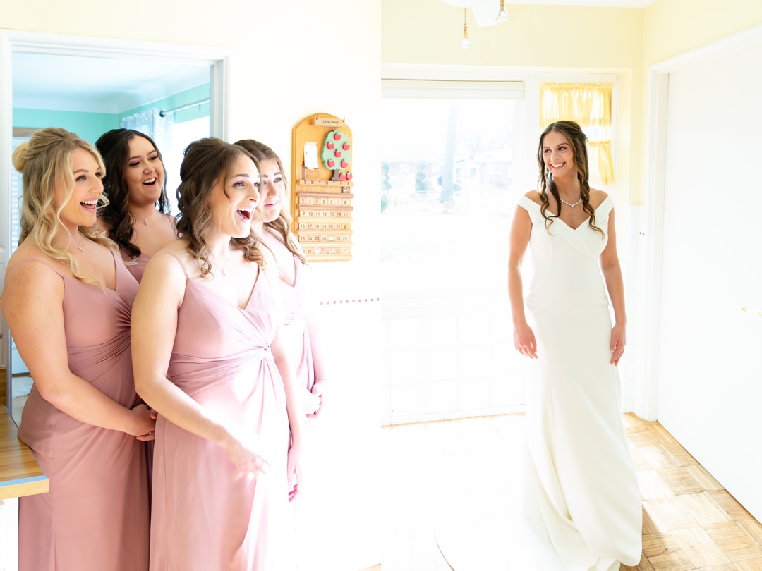 St Louis Wedding Photographer_0012 bridesmaids first look