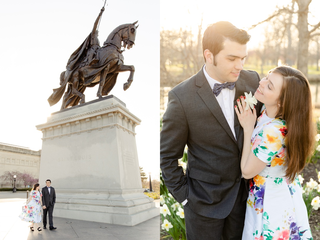 st louis engagement session