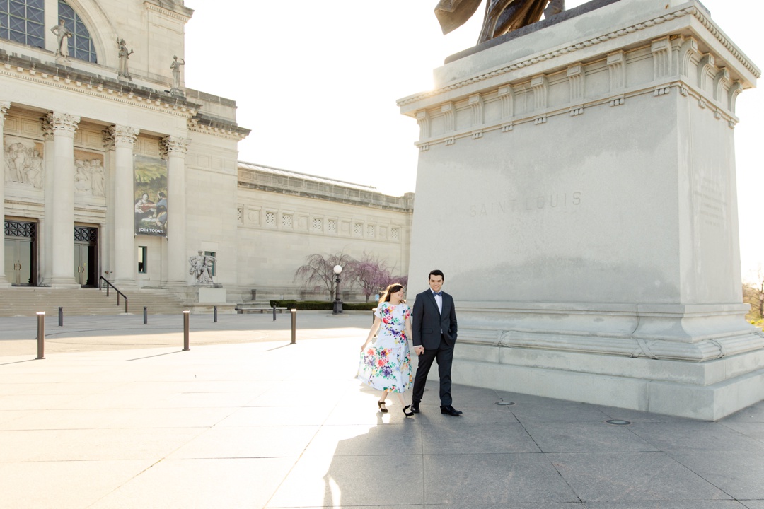 forest park engagement session