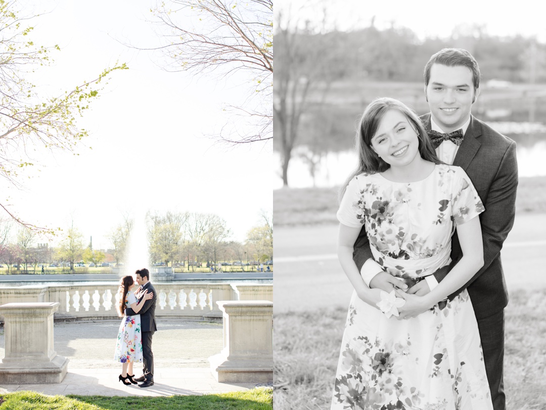 st louis spring engagement