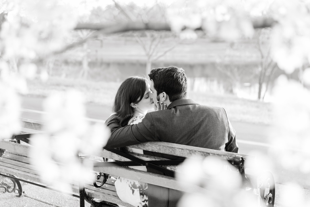 spring engagement at forest park