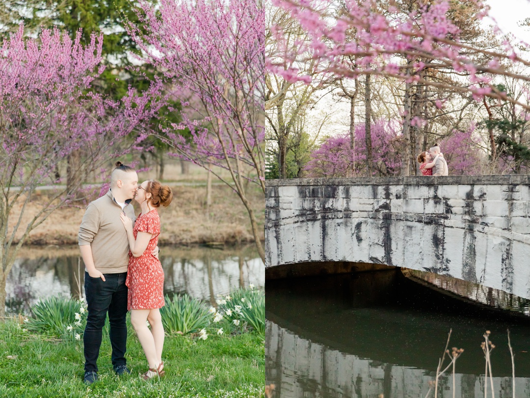 spring engagement ideas in forest park