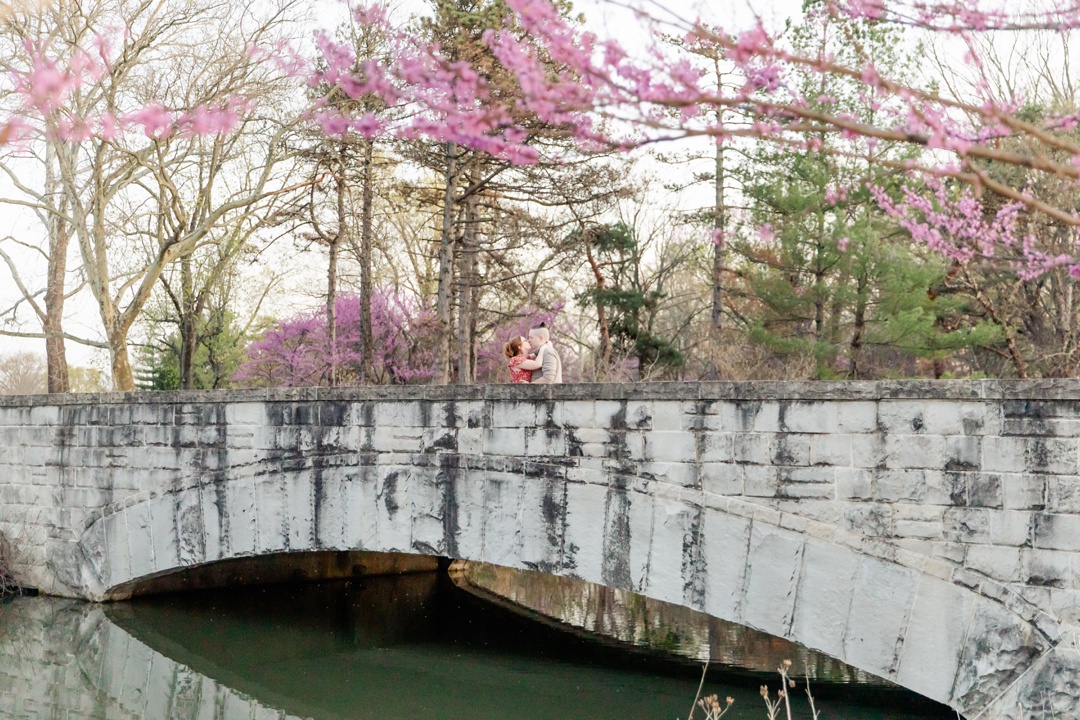 spring engagement photography