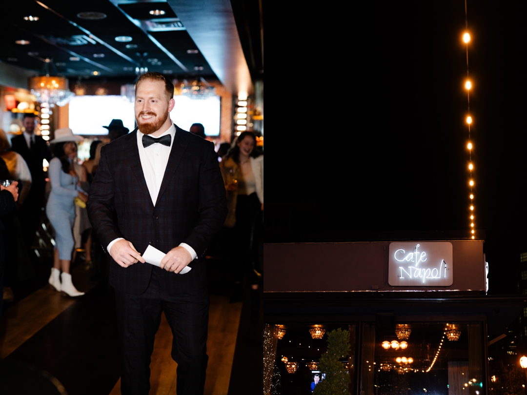 Proposal at Bar Napoli