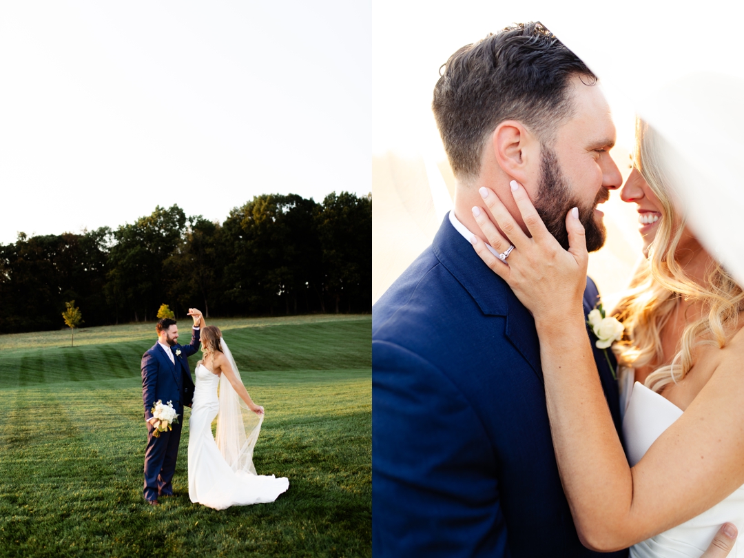 Alyssa and Matthew’s romantic October wedding at Westwind Hills.