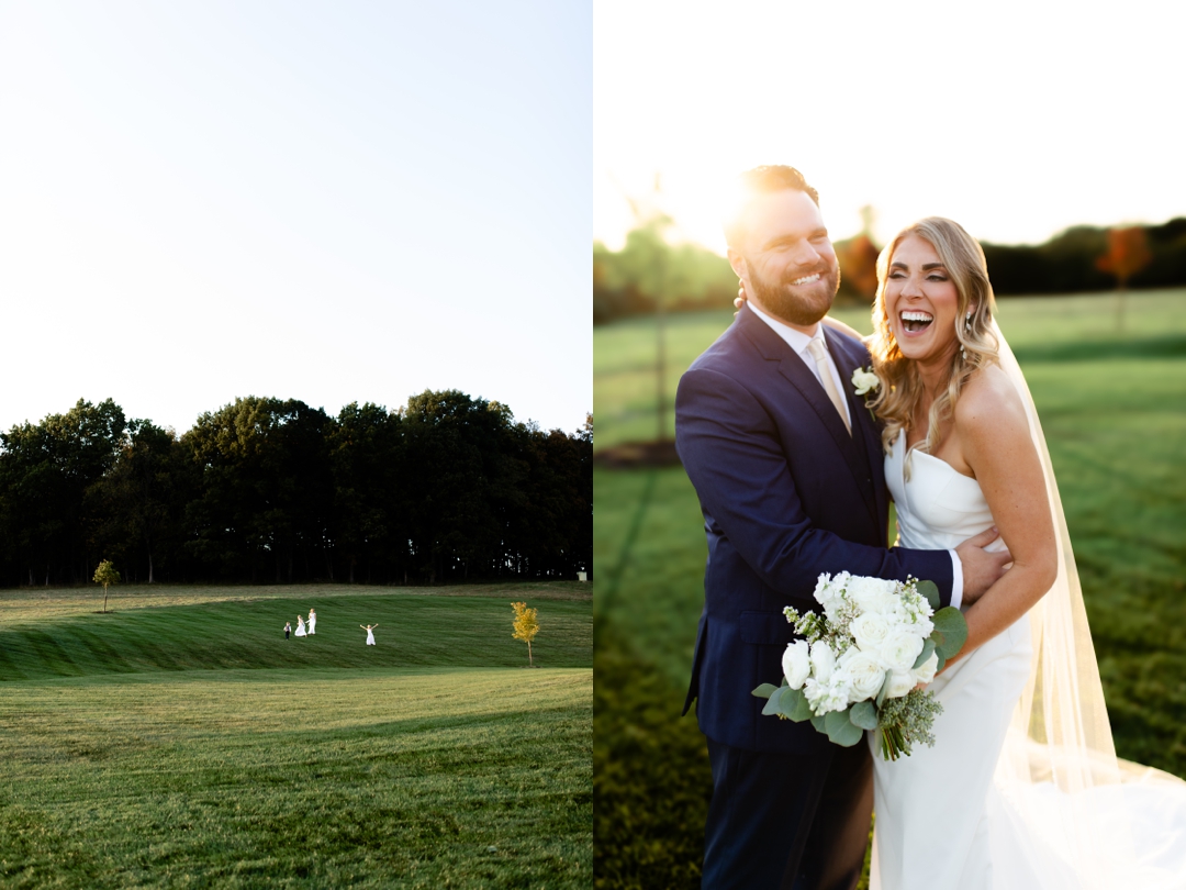 Alyssa and Matthew’s romantic October wedding at Westwind Hills.