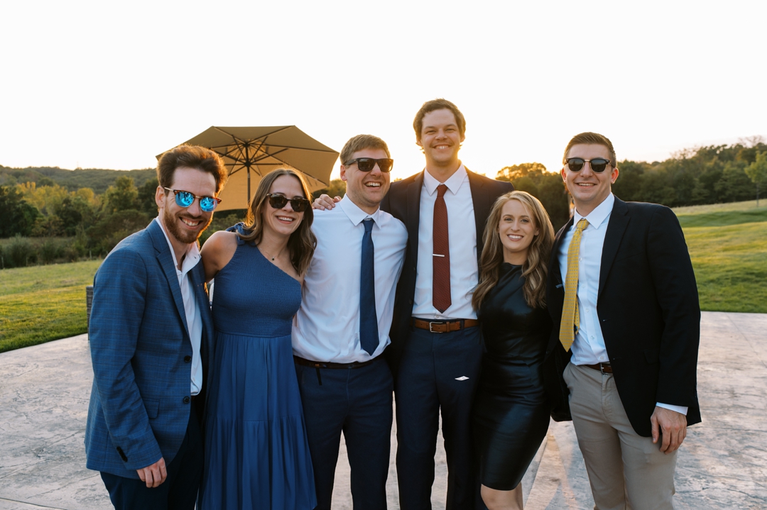 Guests enjoying the relaxed cocktail hour at Westwind Hills, featuring a late-night espresso cocktail bar.