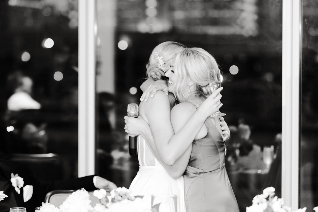 Heartfelt toast being delivered during Amanda and Mike’s wedding reception at The Chase Park Plaza.