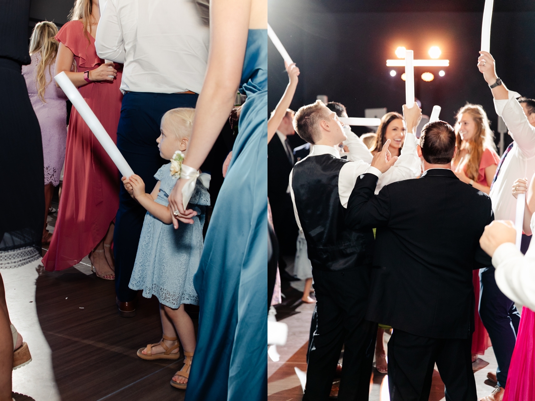 Guests enjoying the open dance floor during Amanda and Mike’s reception.