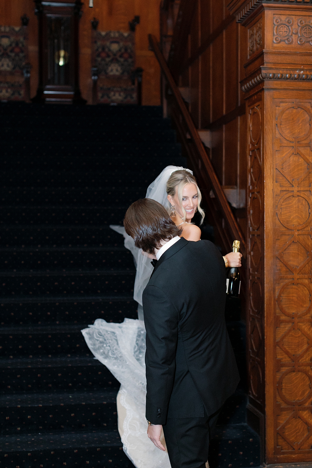 Deane and Jeff embracing after their first look