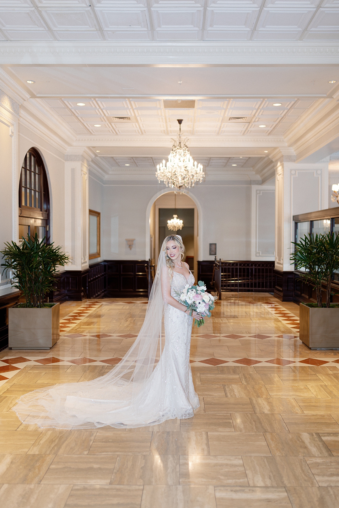Wedding portraits at The Chase Park Plaza in St. Louis