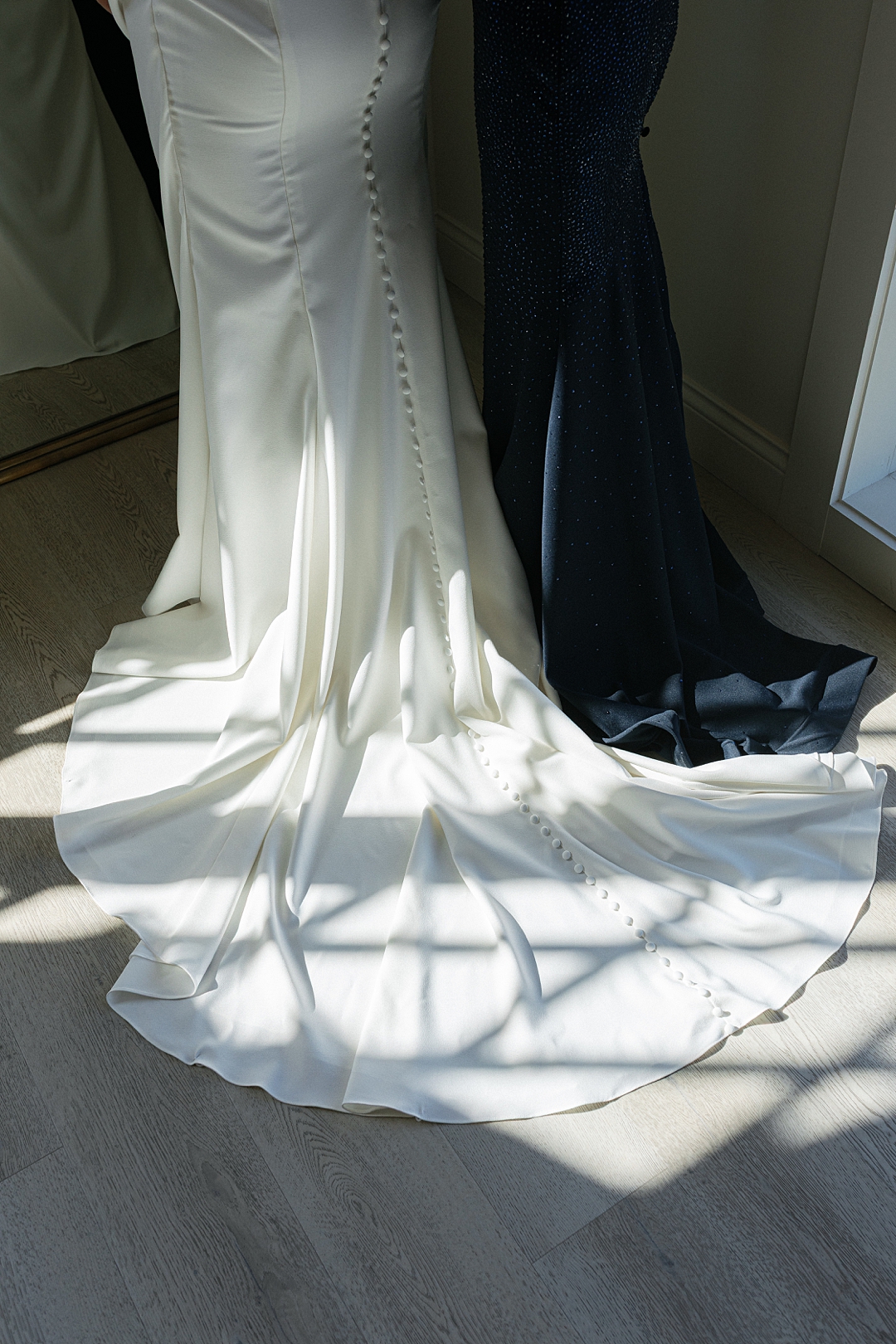 Wedding dress detail at Westwind Hills in Missouri