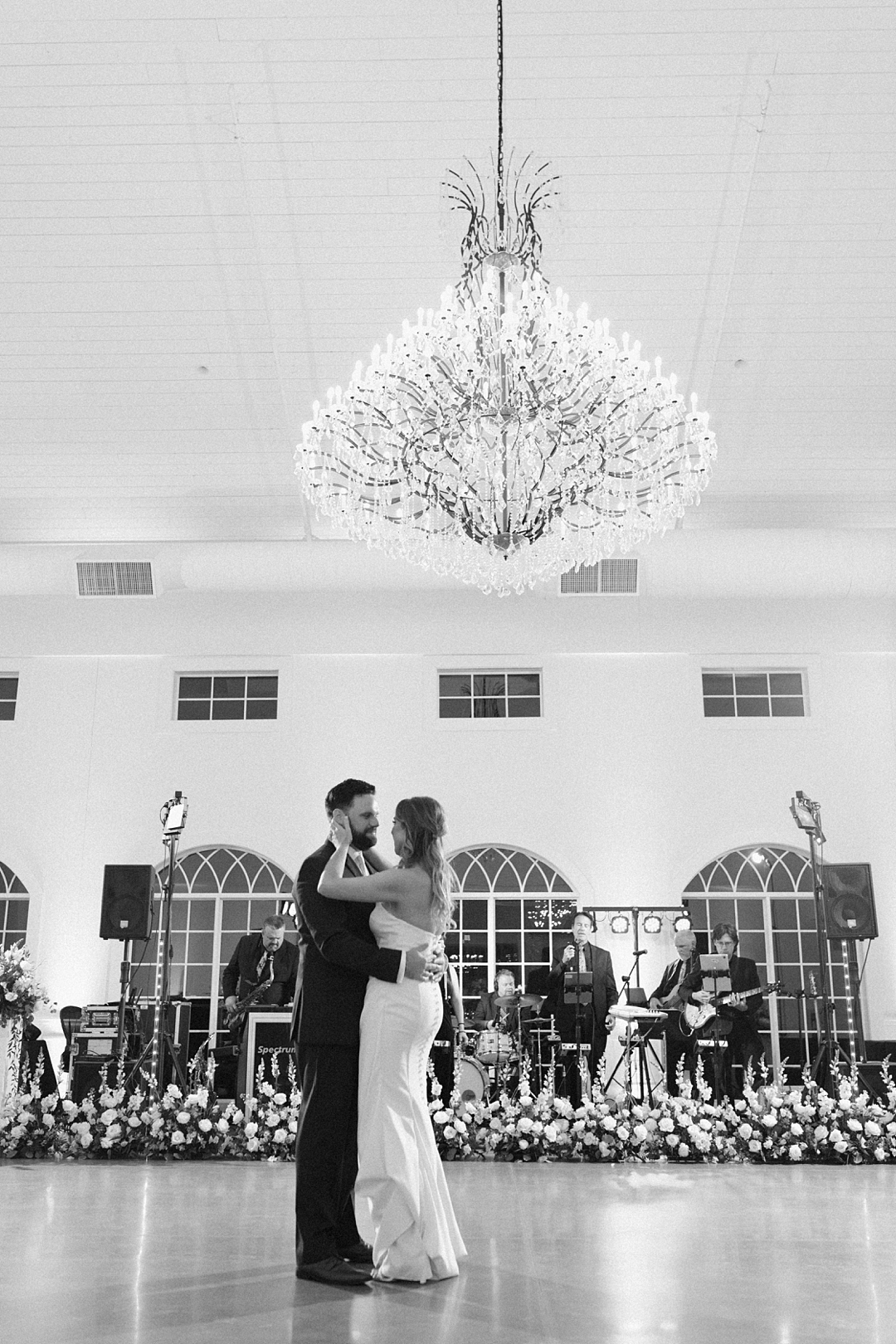 Bride and groom first dance at Westwind Hills wedding reception