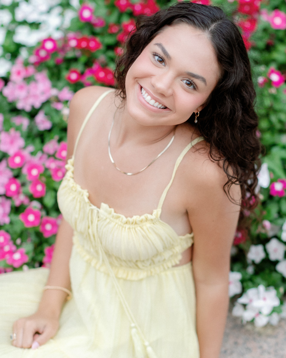 Female senior portrait in St Louis with an editorial and modern feel