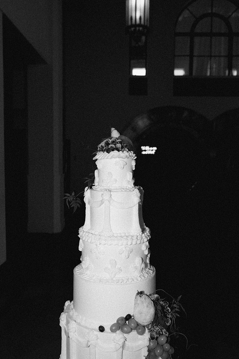 Life-size wedding cake photographed at The Noble in St. Louis