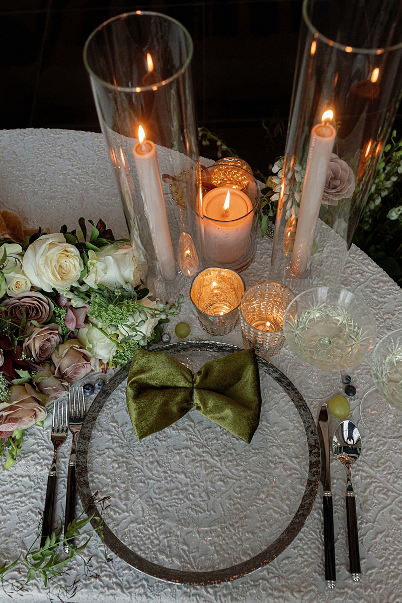 Historic wedding venue details at The Noble in St. Louis