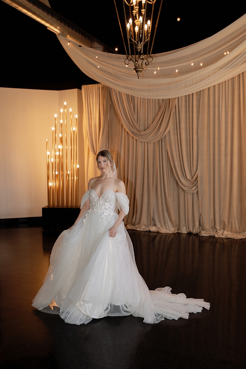 Editorial wedding portrait inspiration at The Noble St. Louis