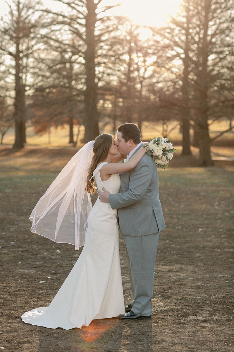 Andrea and Jason at their St. Louis Missouri wedding on the Hill