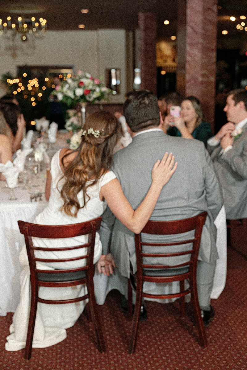Andrea and Jason during their St. Louis wedding celebration