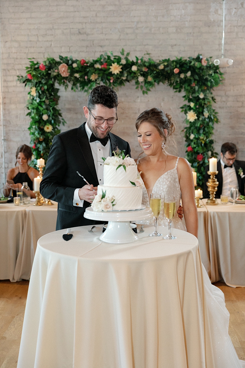 Personalized wedding table details at The Bardot
